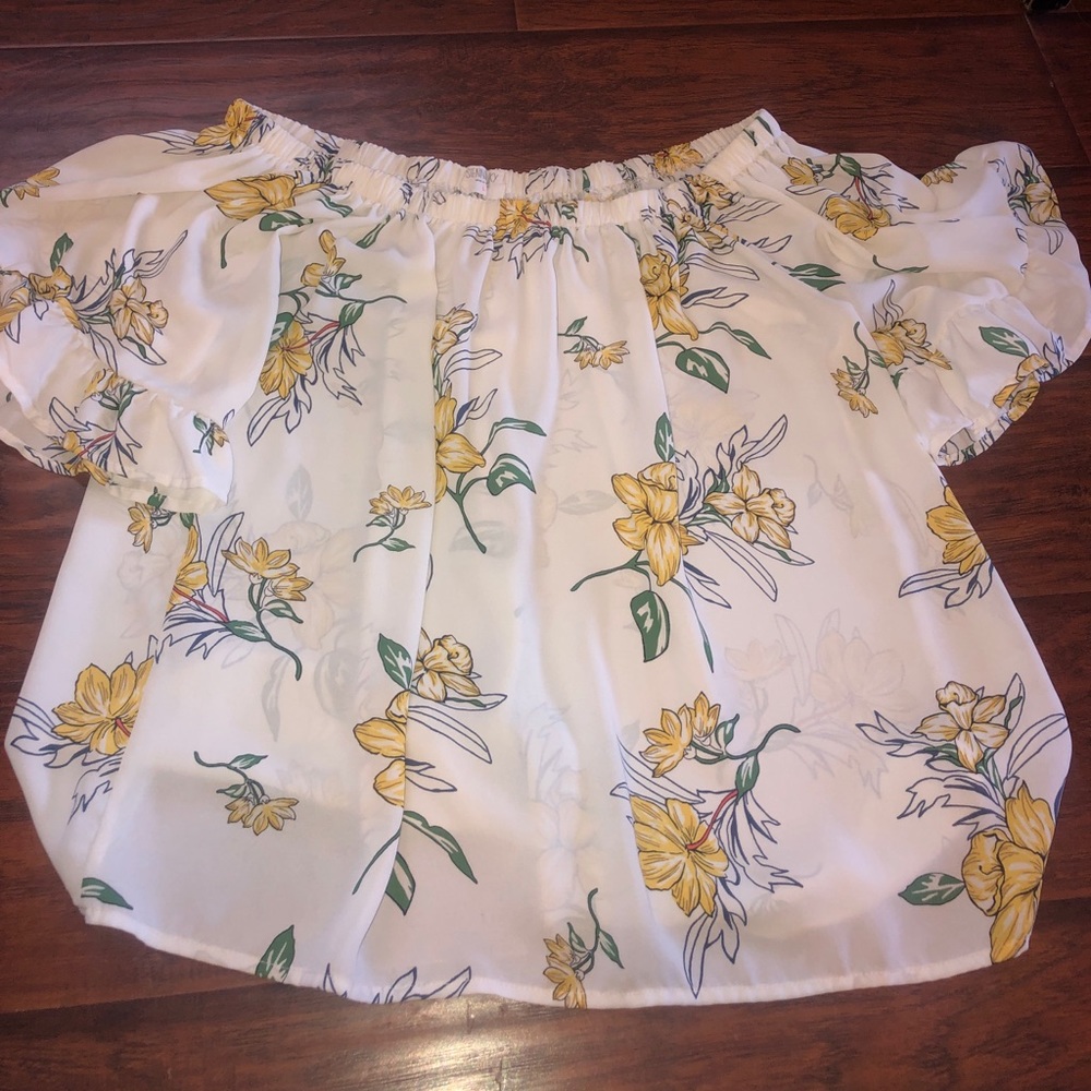 Off the shoulder top.